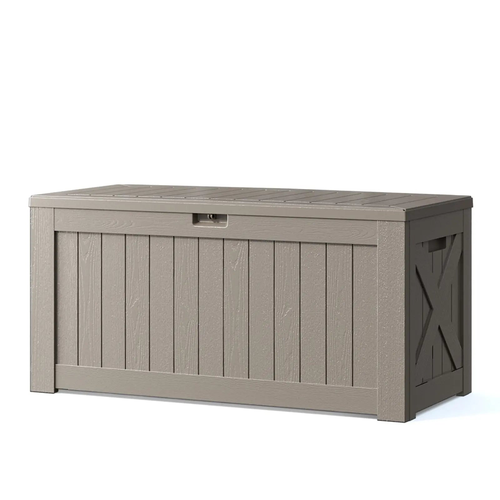 120 Gallon Deck Box Outdoor Storage Bin Patiowell