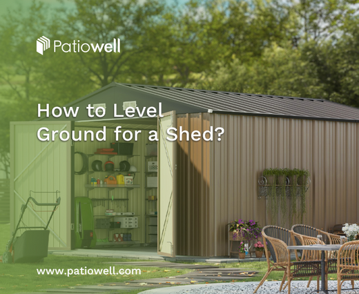 How to Level Ground for a Shed?