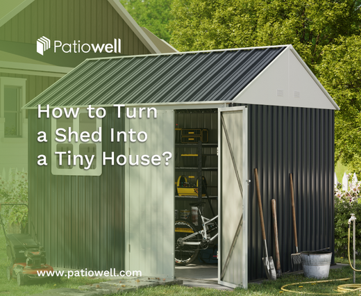 How to Turn a Shed Into a Tiny House?