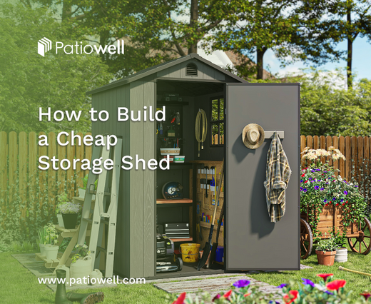 How to Build a Cheap Storage Shed?