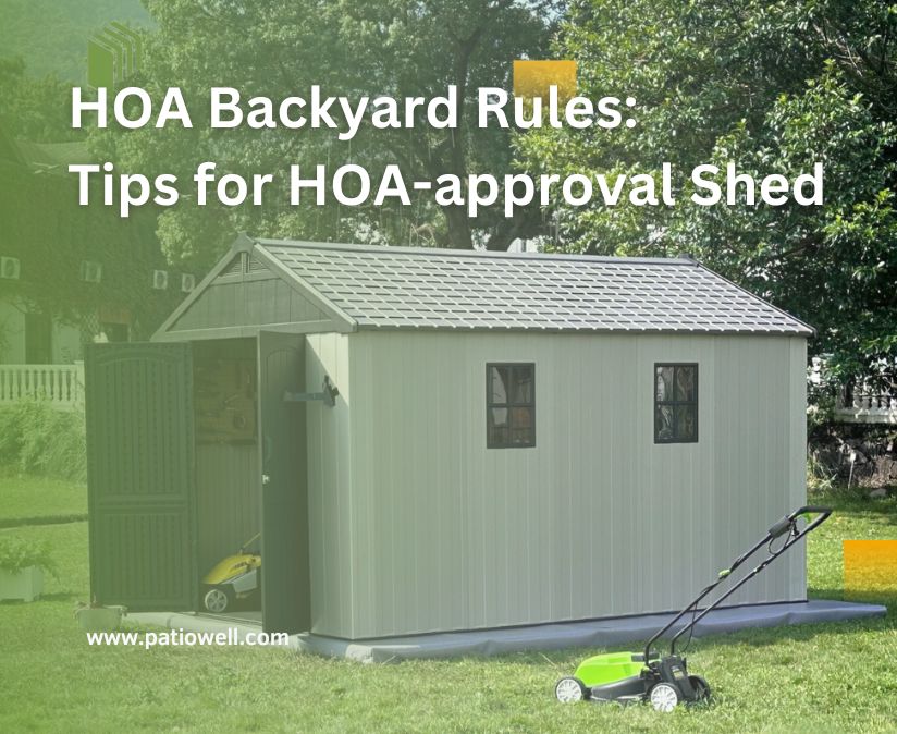 HOA Backyard Rules: Tips for HOA-approval Shed