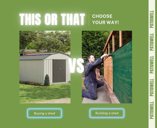 buying a shed vs building a shed