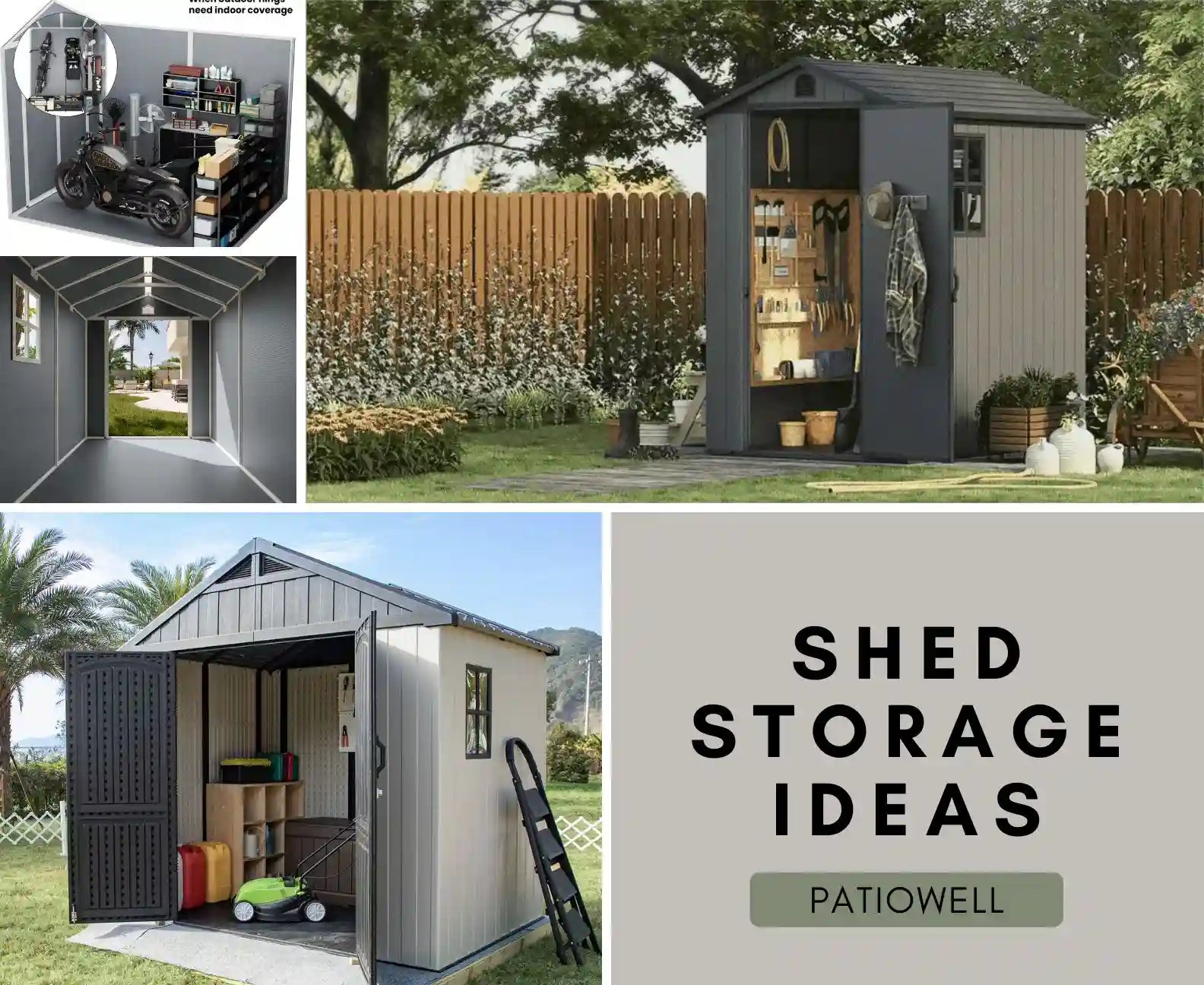 shed storage ideas