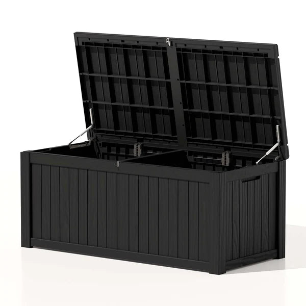 150 Gallon Deck box open side
color:black|Size:150