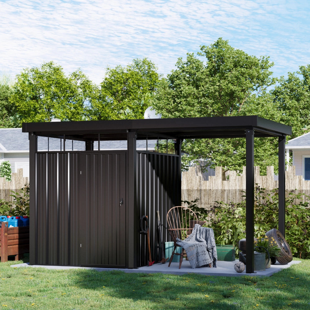 patiowell-14x7-metal-shed-for storage