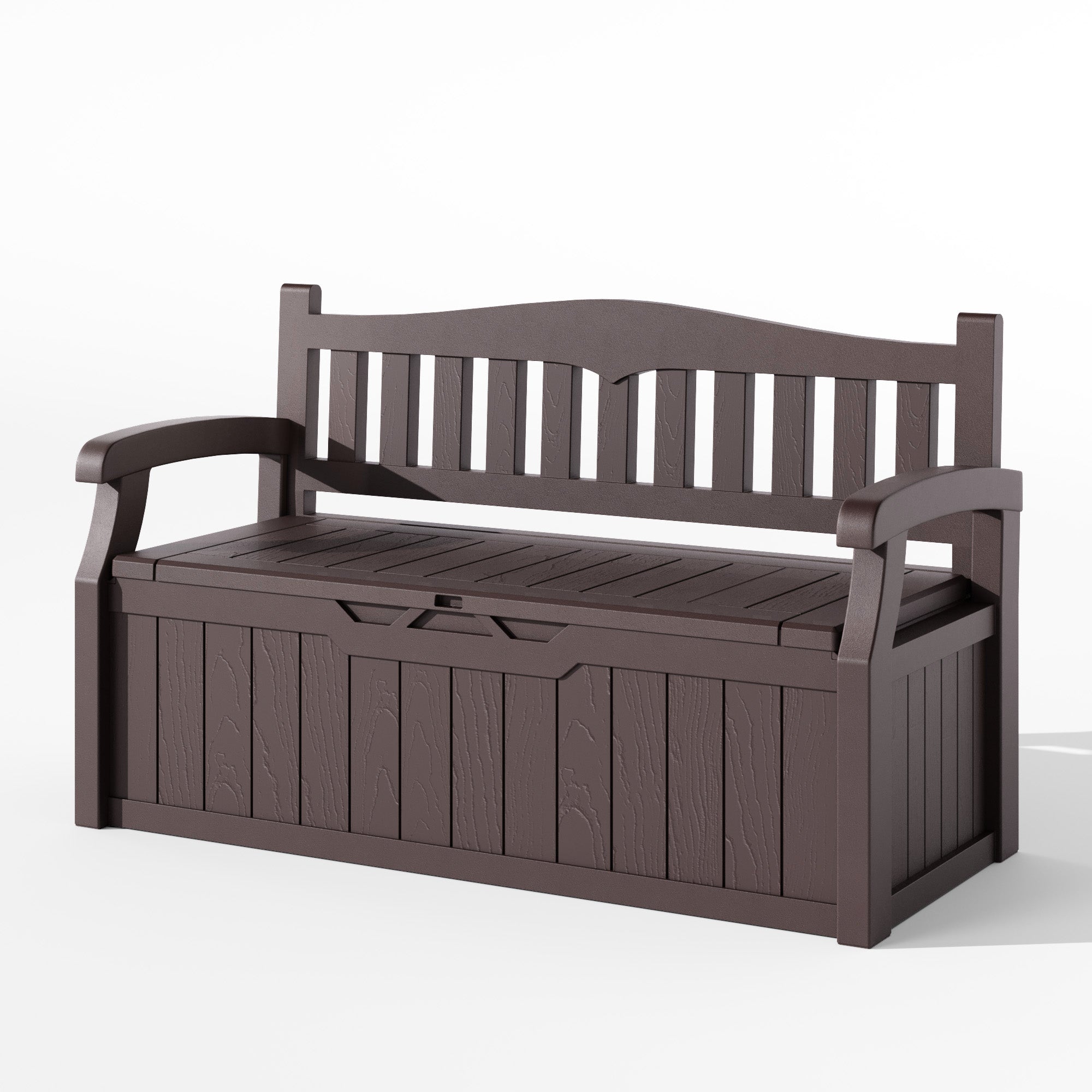 70 Gallon Plastic Bench
color:brown|Size:70