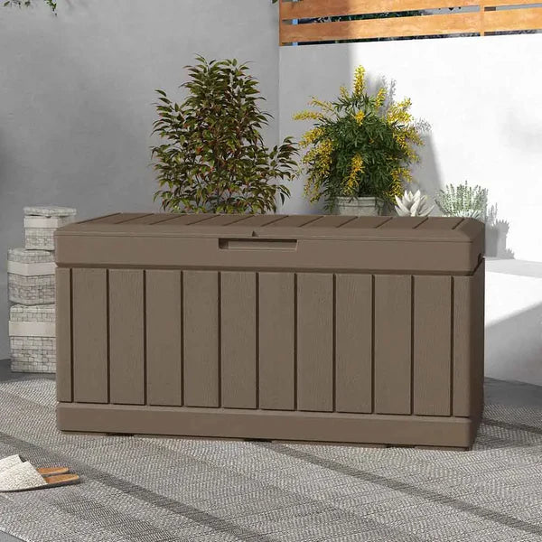 82 Gallon Deck Box in patio
color:brown|Size:82