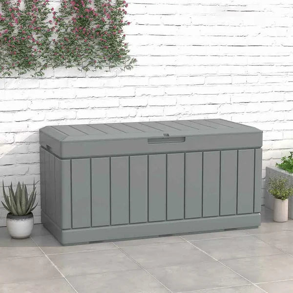 82 Gallon Deck Box in patio
color:gray|Size:82