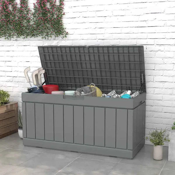 82 Gallon Deck Box for storage
color:gray|Size:82