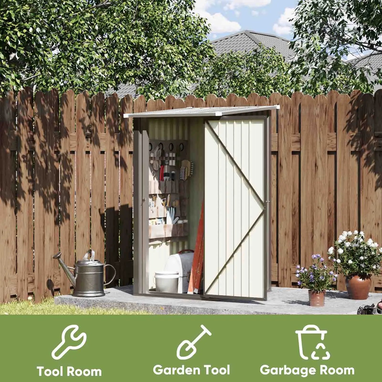 3x3 metal storage shed Multiple Uses