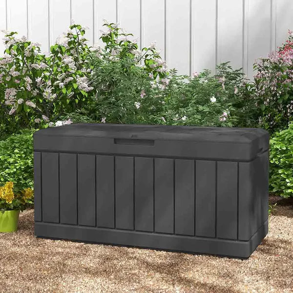 82 Gallon Deck Box in yard
color:black|Size:82