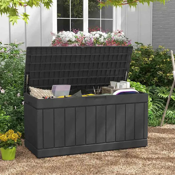 82 Gallon Deck Box for storage
color:black|Size:82