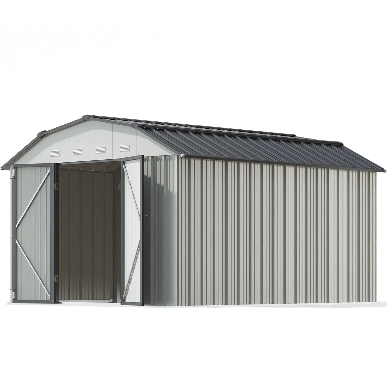 10x12 Metal Shed With Arched Roof | Patiowell