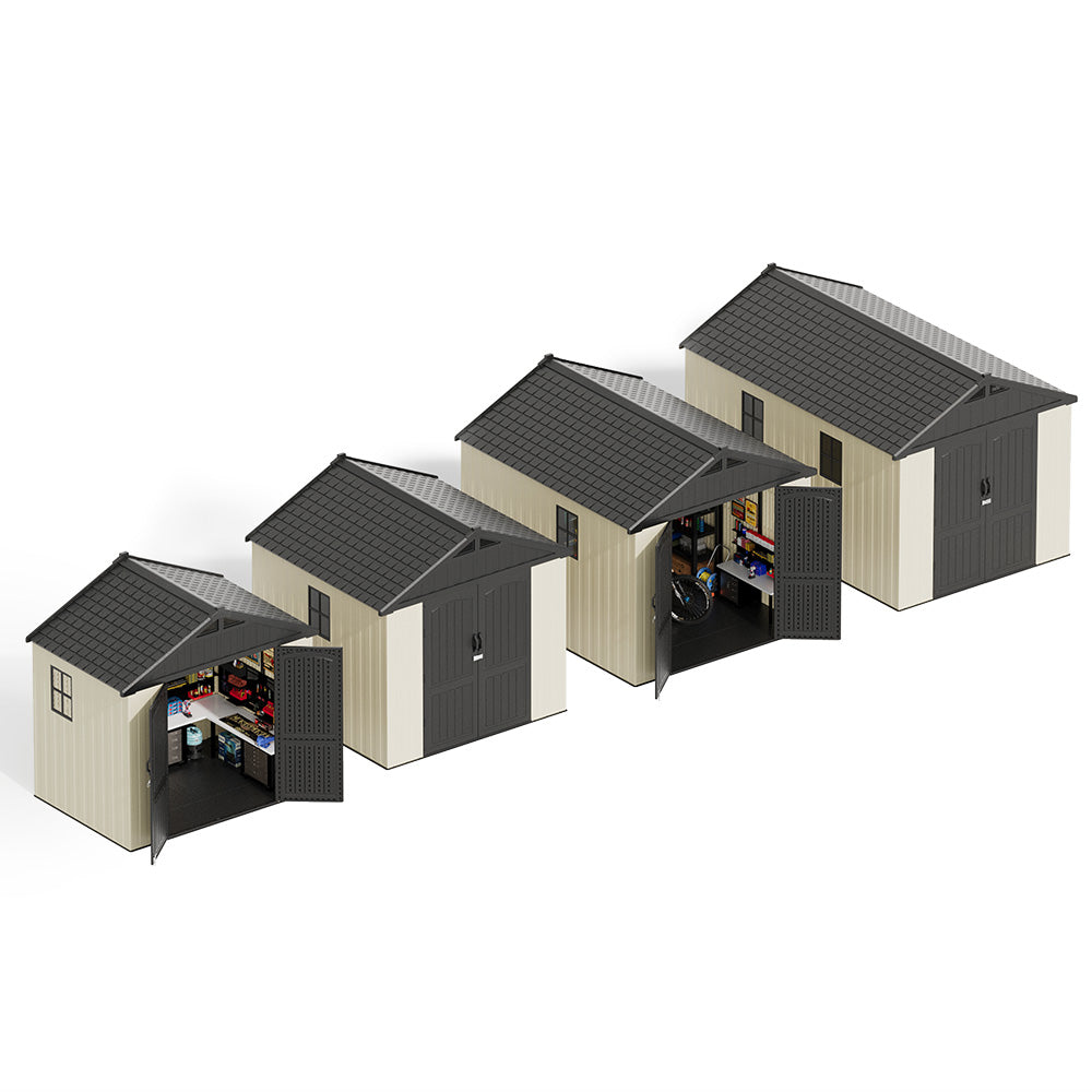 Patiowell Kick-it Plastic Storage Shed Series