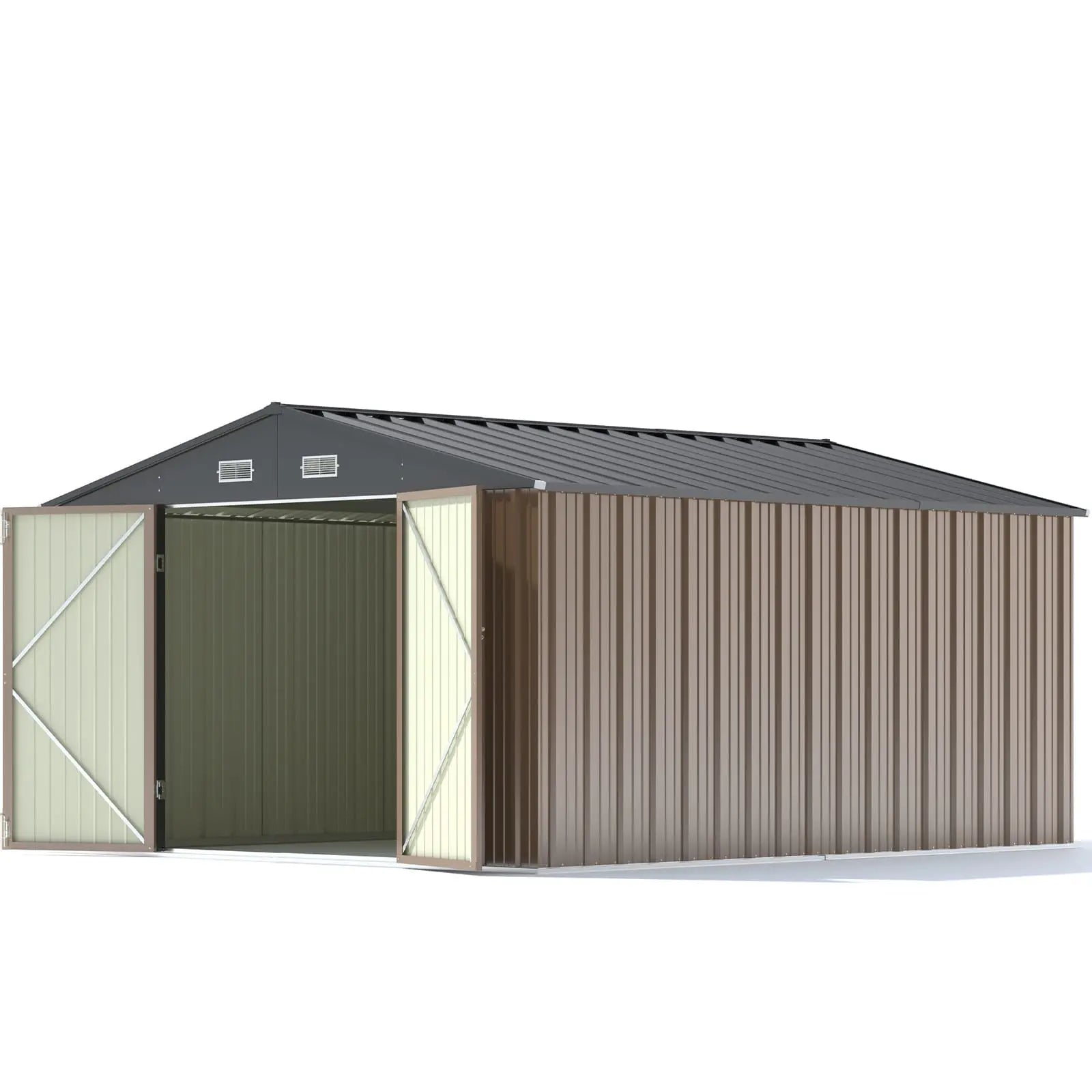 10x12 Metal Storage Shed | Patiowell