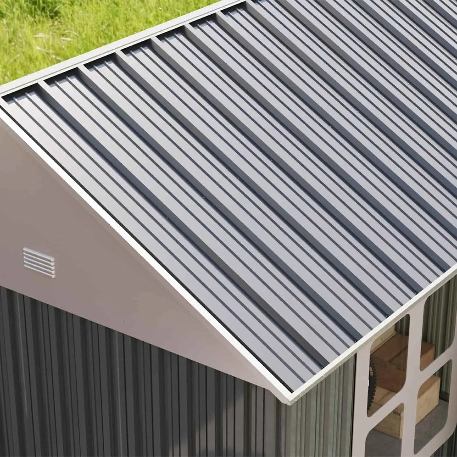 roof-of-10x8-metal-storage-shed-with-windows