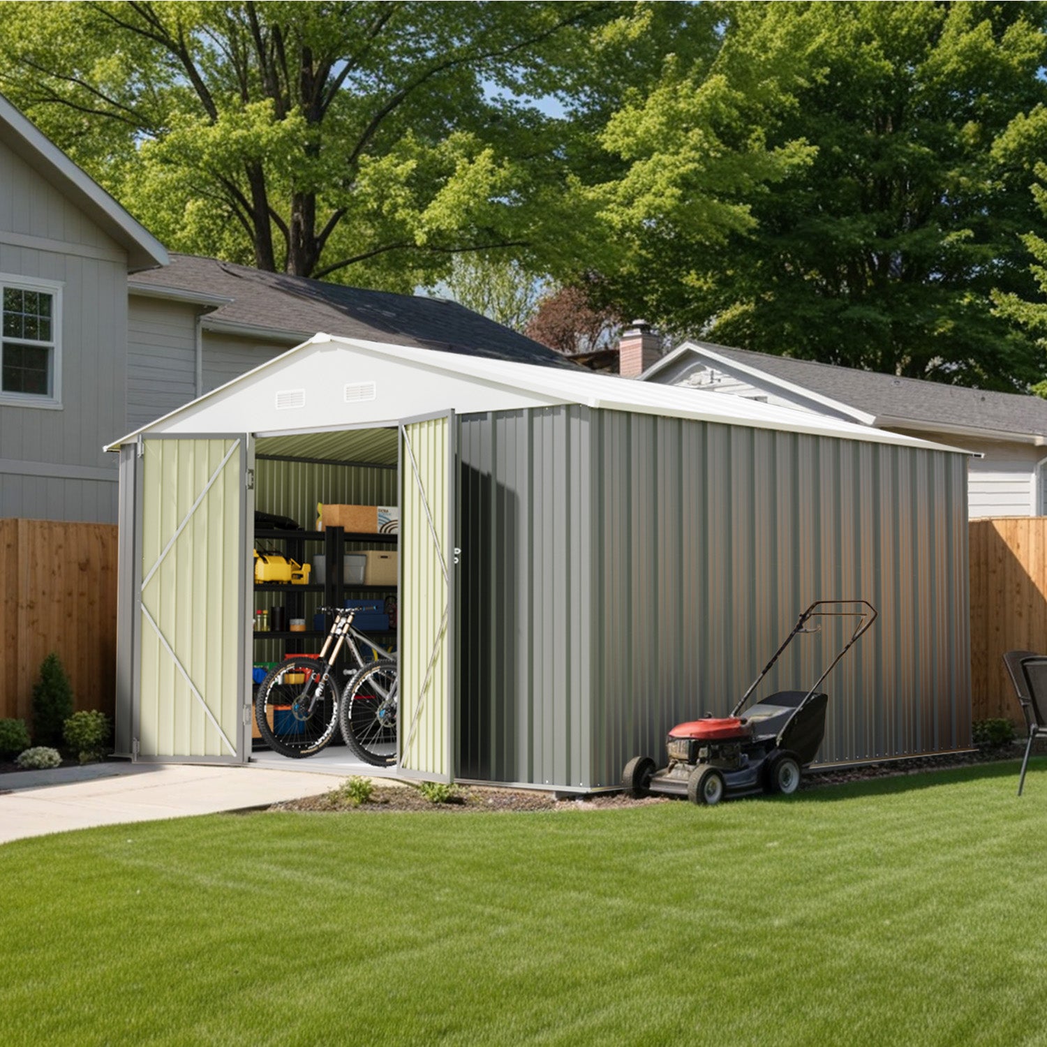 Patiowell 12x12 Metal Shed Pro