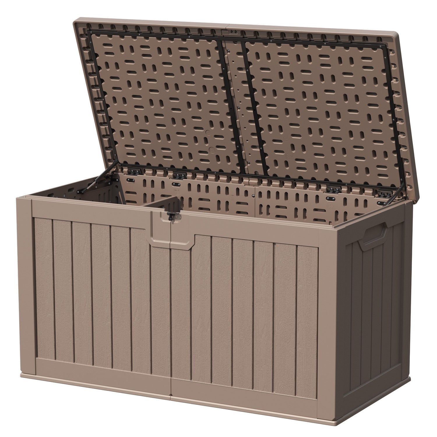 Patiowell 230 Gallon Deck Box-Open
color:Brown