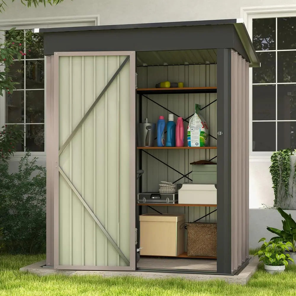 Patiowell 5x3 Metal Shed Pro