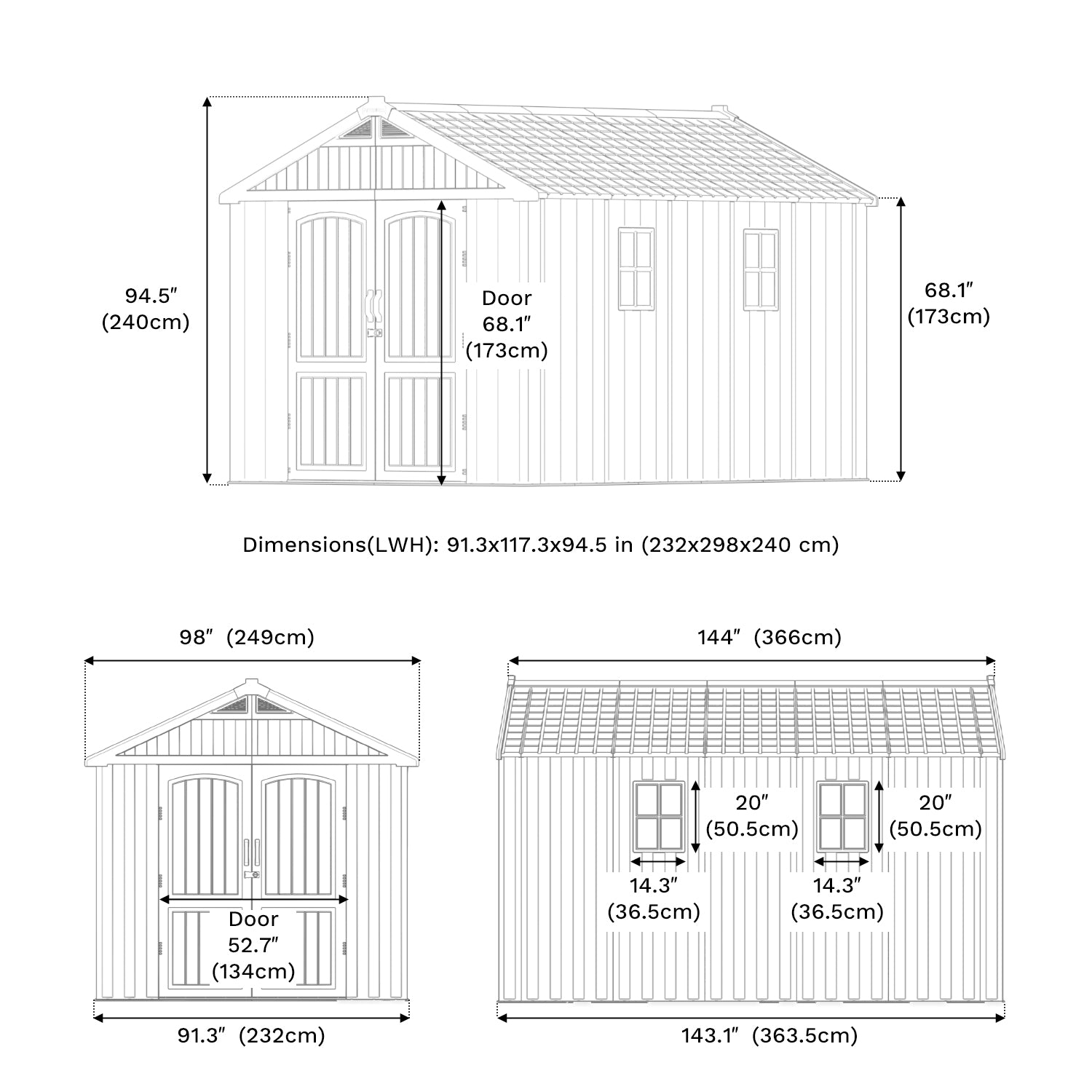 patiowell-8x12-plastic-shed-dimensions
color:gray white,Brown|Size:8x12