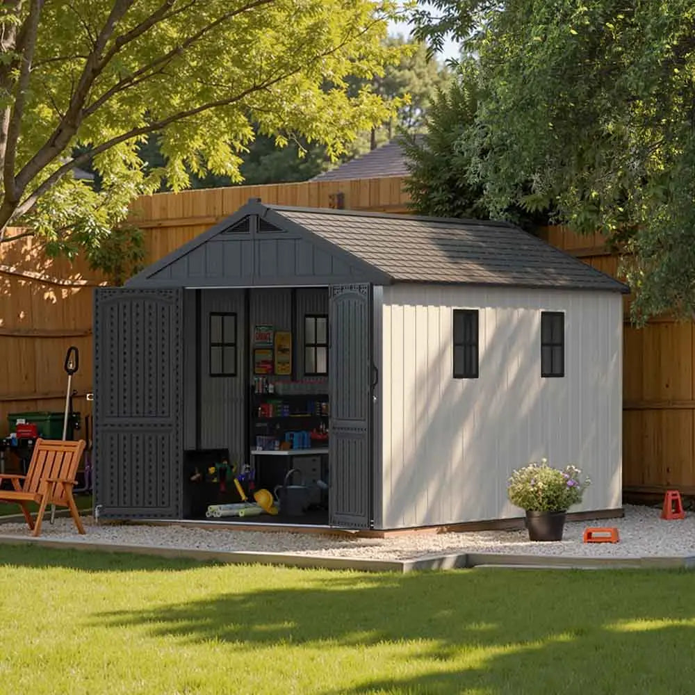 Patiowell Kick-it 8x12 Plastic Shed Pro