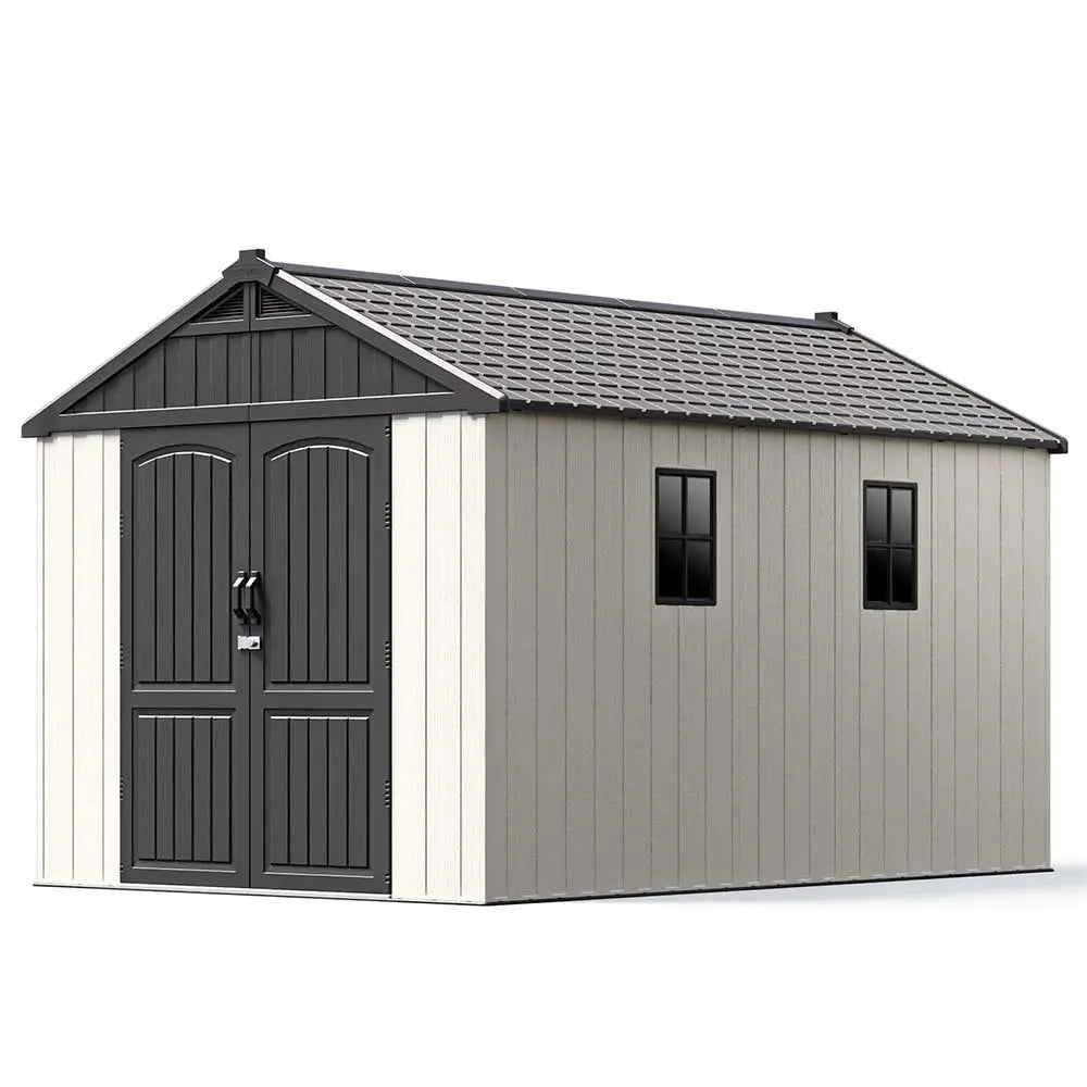patiowell kick-it 8x12 plastic storage shed
